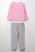 Pink Bear Fleece Pajama Set (2)