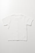 White Textured Short Sleeve Golfer (2)
