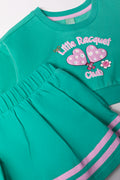 Green Heart Knit Tennis Set (3)
