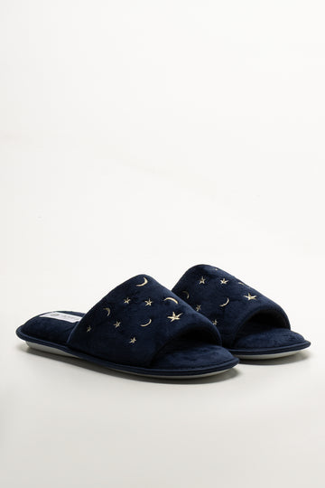 Moon Slippers Navy