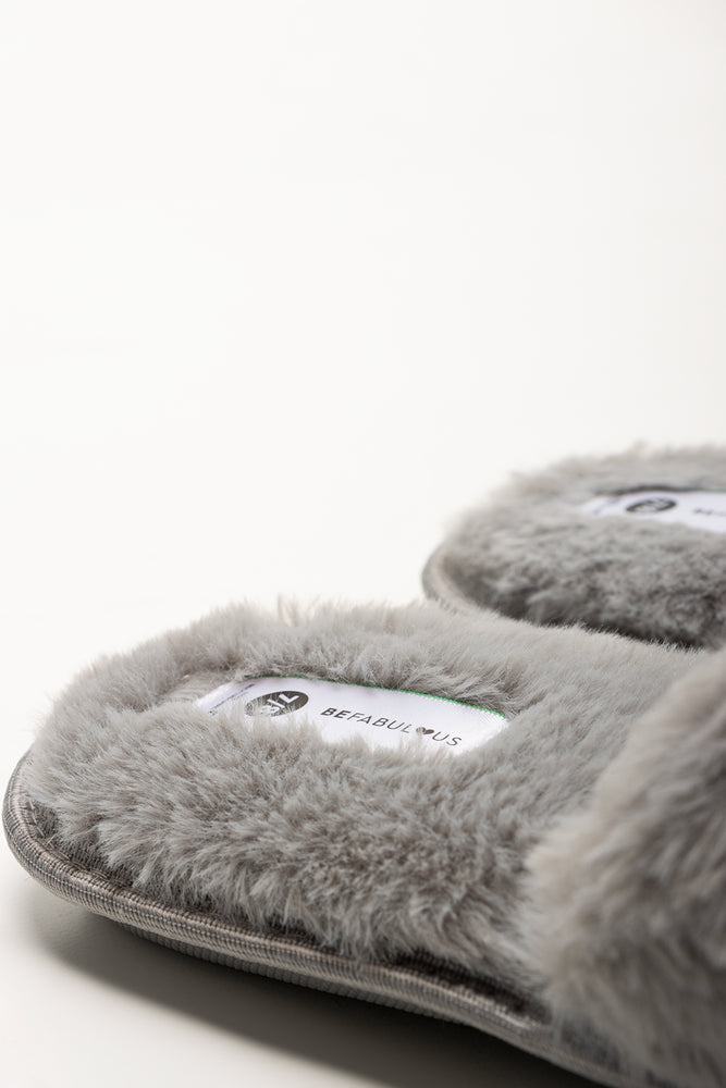 Sparkle Slippers Grey (3)