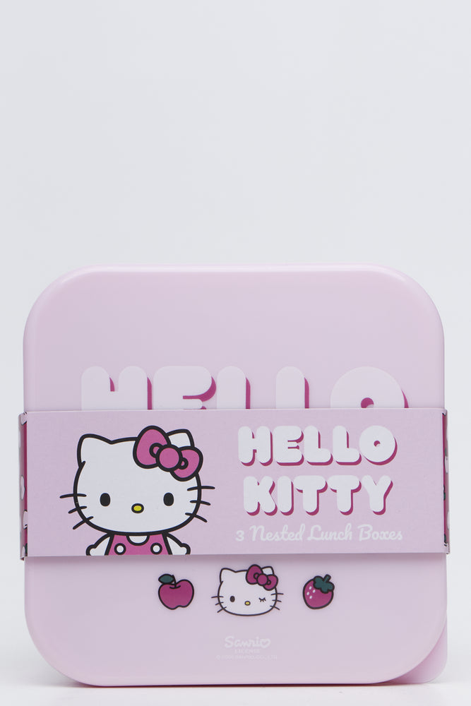Hello Kitty 3 Piece Nesting Lunchboxes