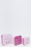 Hello Kitty 3 Piece Nesting Lunchboxes (2)