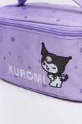 Purple Kuromi Print Toiletry Bag (1)