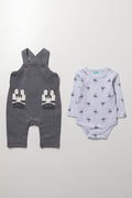 Zebra Print Airlayer Dungaree Set (3)