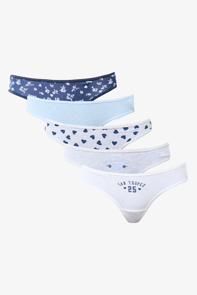 5 Pack Bikini Underwear Set