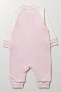 Baseball Sleepsuit Pink (2)