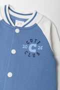 Baseball Sleepsuit Blue (1)