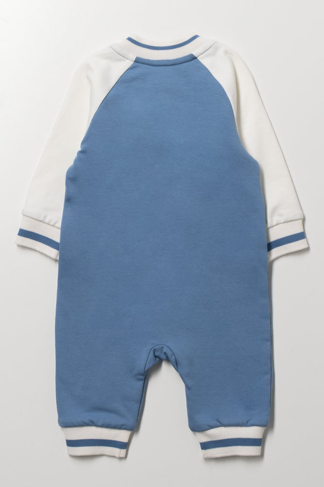 Baseball Sleepsuit Blue (2)