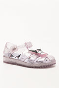 Lilac Kuromi Light Up Jelly Sandals (1)