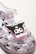 Lilac Kuromi Light Up Jelly Sandals (2)