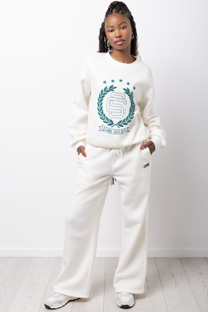 Milk Wide Leg Jogger