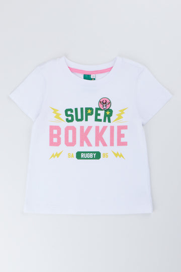 White Super Bokkie Graphic T-Shirt