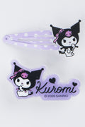 Lilac Kuromi Hair Clip Set (1)