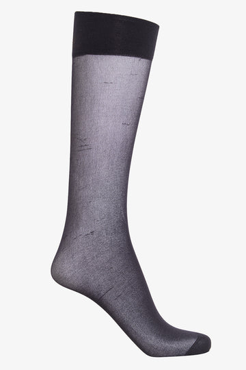 Black Sheer Hosiery Socks 2 Pack