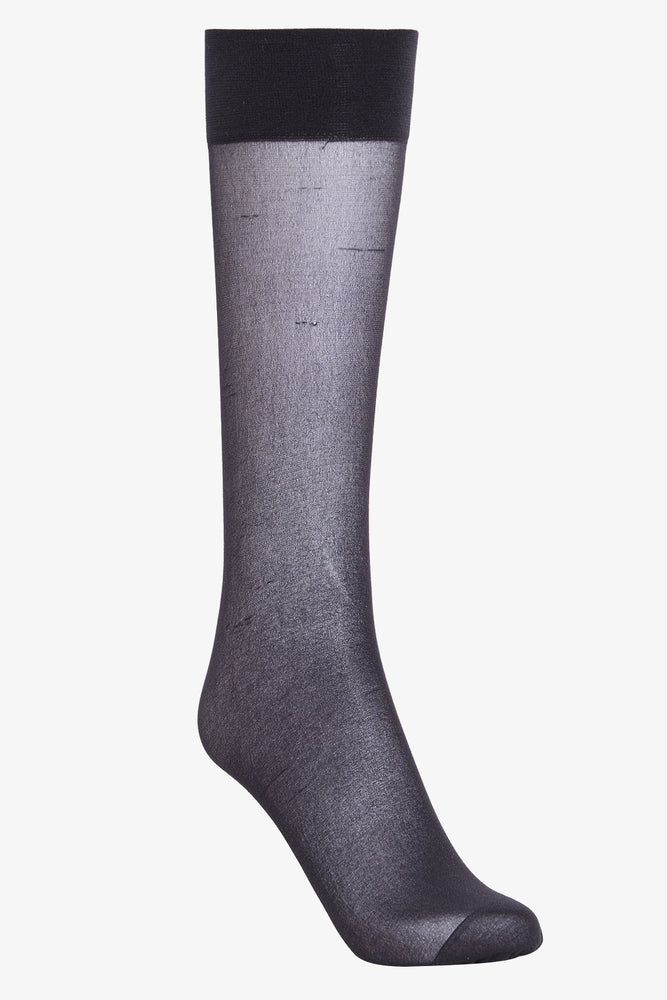 Black Sheer Hosiery Socks 2 Pack (1)