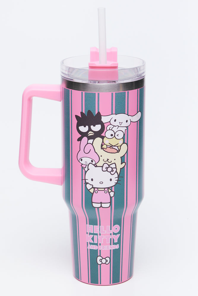 Hello Kitty Friends Steel Flask Pink (2)