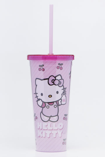 Pink Hello Kitty Cherry Tumbler