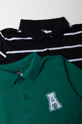 2 Pack Striped Green Golfers (1)