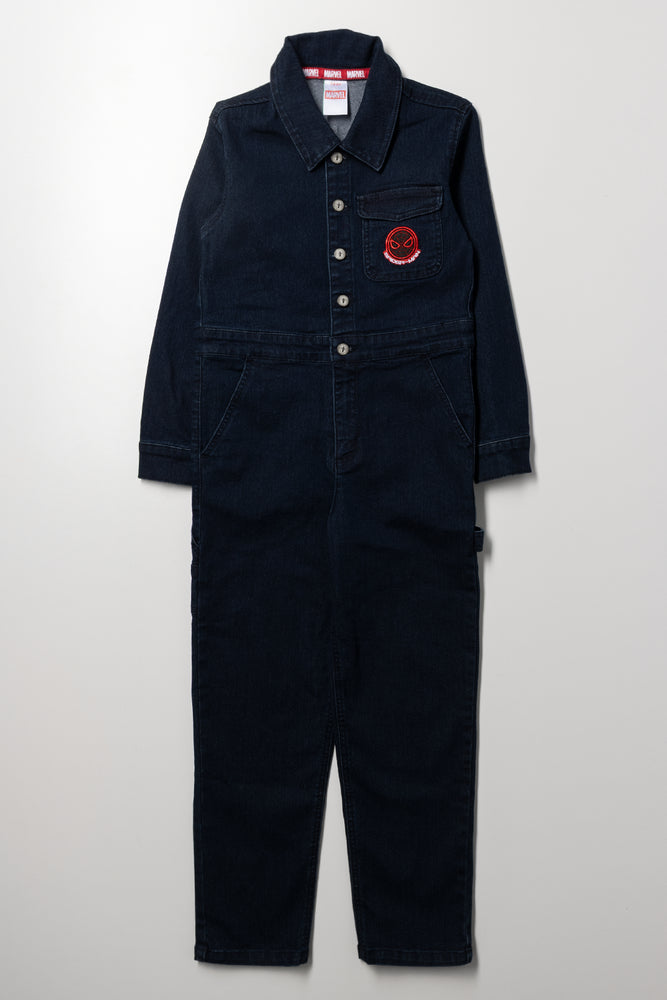 Dark Denim Spider-Man Boiler Suit
