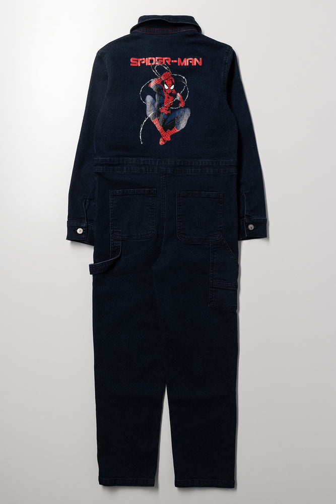 Dark Denim Spider-Man Boiler Suit (2)