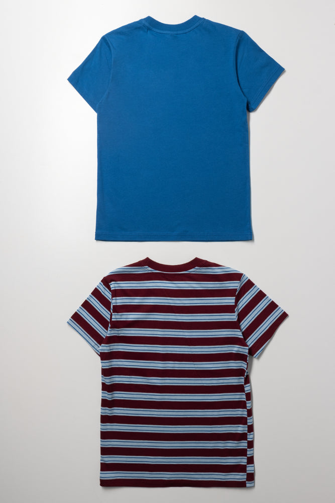 2 Pack Striped T-Shirt Set (2)