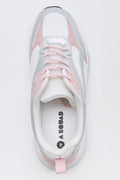 Silver Grey Sporty Mesh Trainers (4)