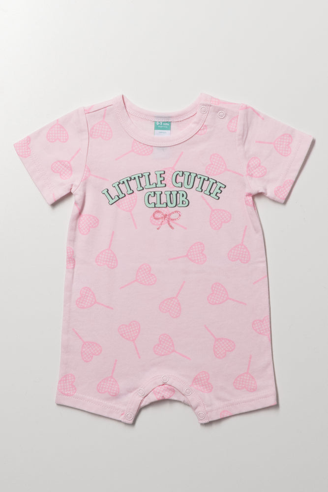 Pink Little Cutie Club Romper | Rompers | Ackermans