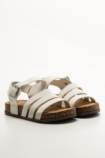 White Strappy Comfort Health Sandals