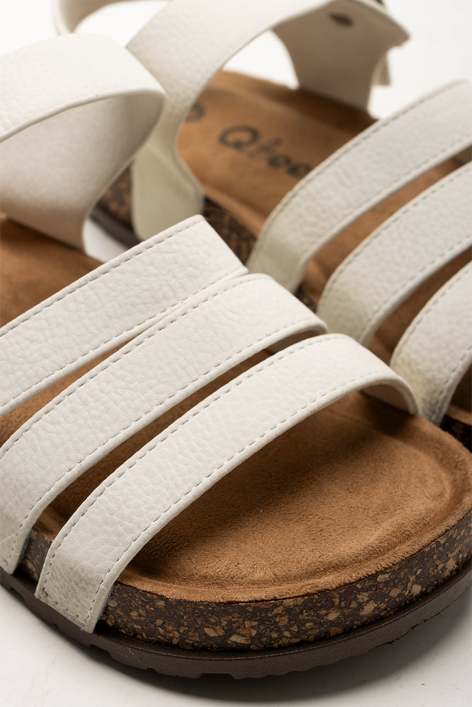 White Strappy Comfort Health Sandals (2)