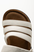 White Strappy Comfort Health Sandals (4)