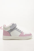 Lilac and White High Top Sneaker (1)