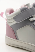 Lilac and White High Top Sneaker (3)