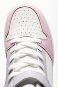 Lilac and White High Top Sneaker (4)