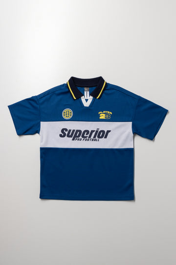 Blue Superior Pro Football Shirt