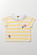Yellow Striped Collar Golfer