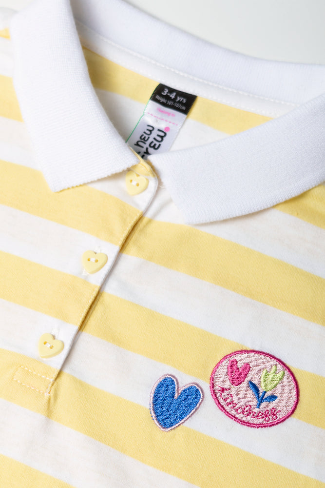 Yellow Striped Collar Golfer (1)