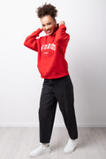 Red Bisous Paris Graphic Hoodie (1)