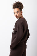 Chocolate New York Fleece Sweatshirt (2)
