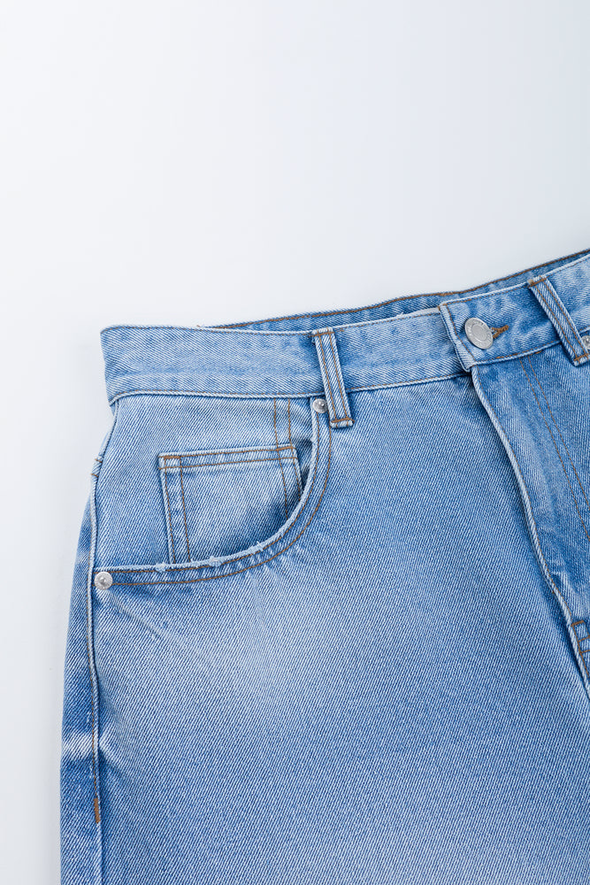 Light Blue Distressed Baggy Jeans (1)