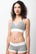 3 Pack Seamfree Stripe Boyleg Panty