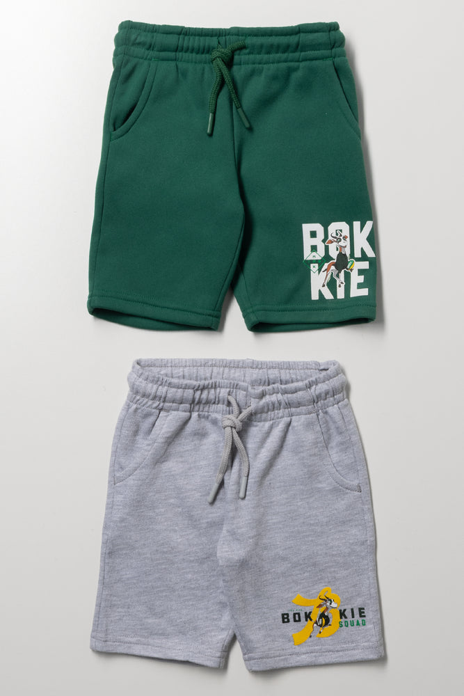 Bokkie Graphic Knit Shorts 2 Pack