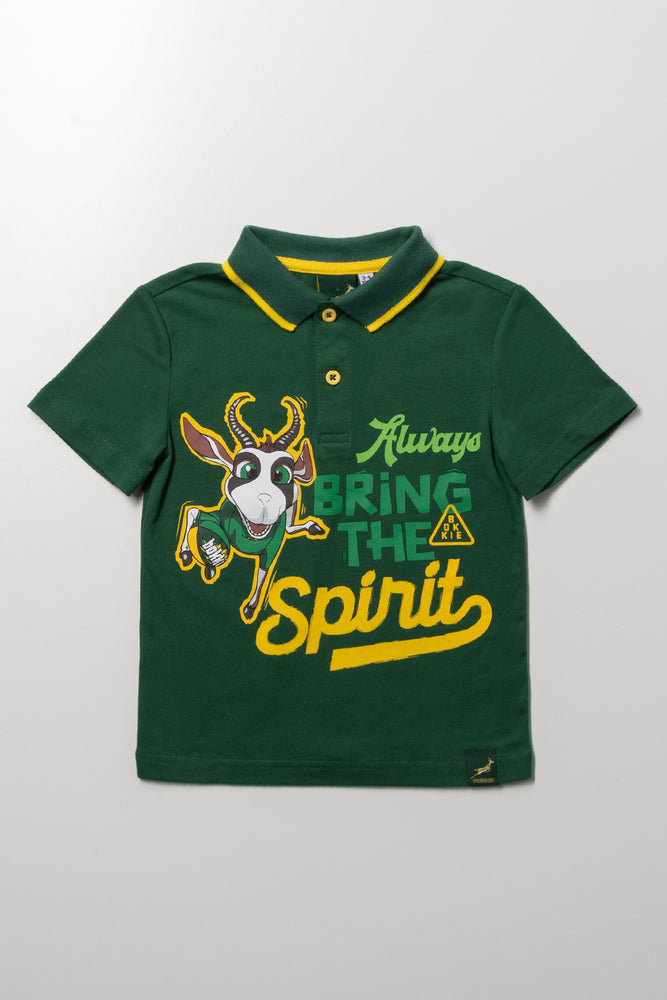 Green Bokkie Graphic Golfer