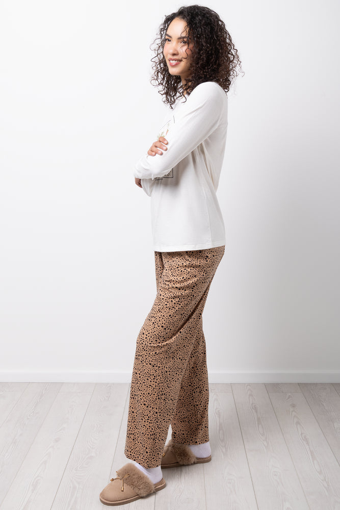 Long Sleeve Leopard Print Pyjamas (1)