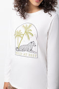 Long Sleeve Leopard Print Pyjamas (3)