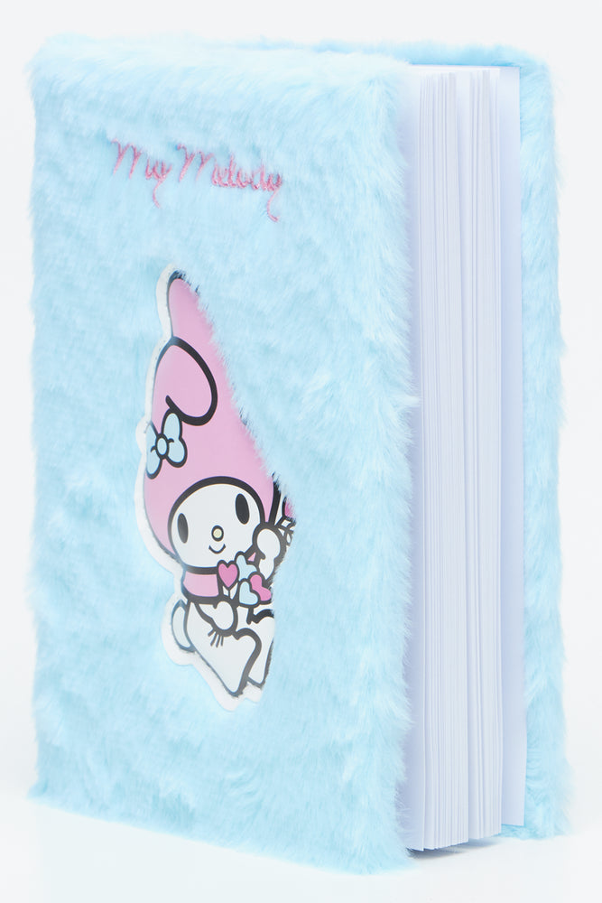 Blue My Melody Fluffy Notebook (1)