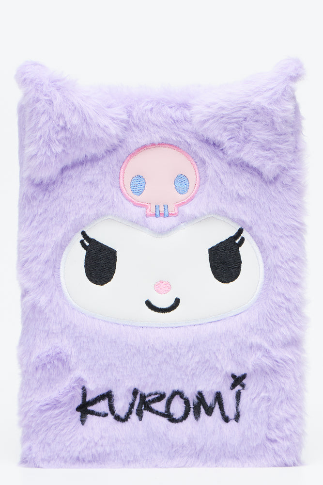 Purple Kuromi Fluffy Notebook