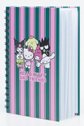Hello Kitty Friends Striped Notebook (1)