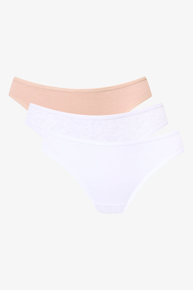 3 Pack Plain Bikini (1)