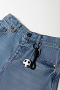 Light Blue Denim Jean Shorts (1)